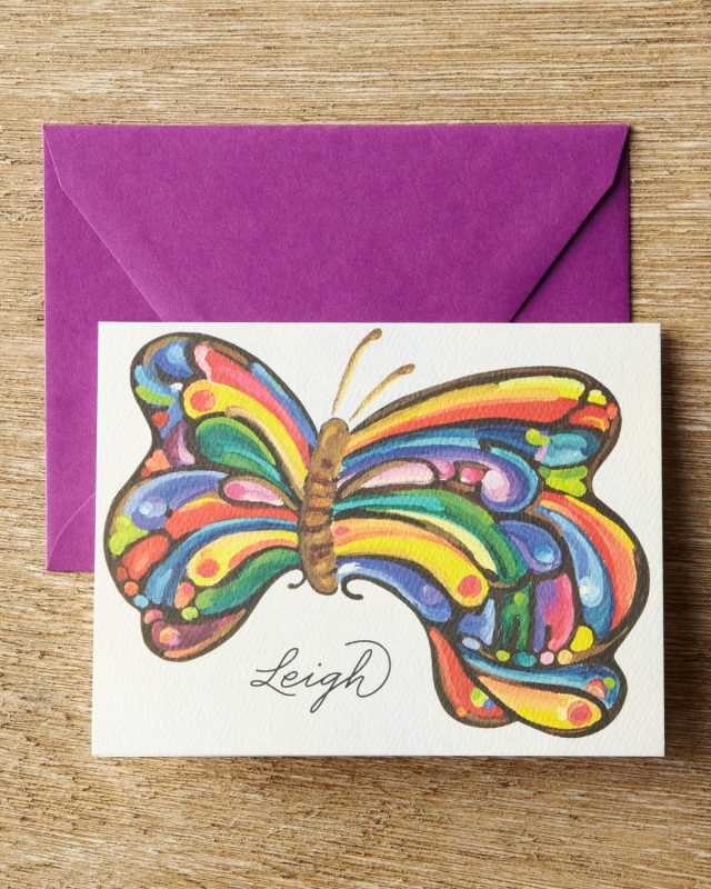 25 Butterfly Folded Notes
